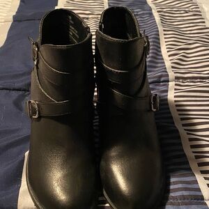 Black ankle boots. New without tags.